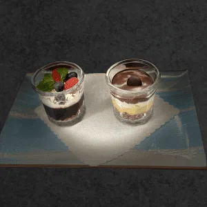 Delicious dessert plate served at Ristorante Massimiliano